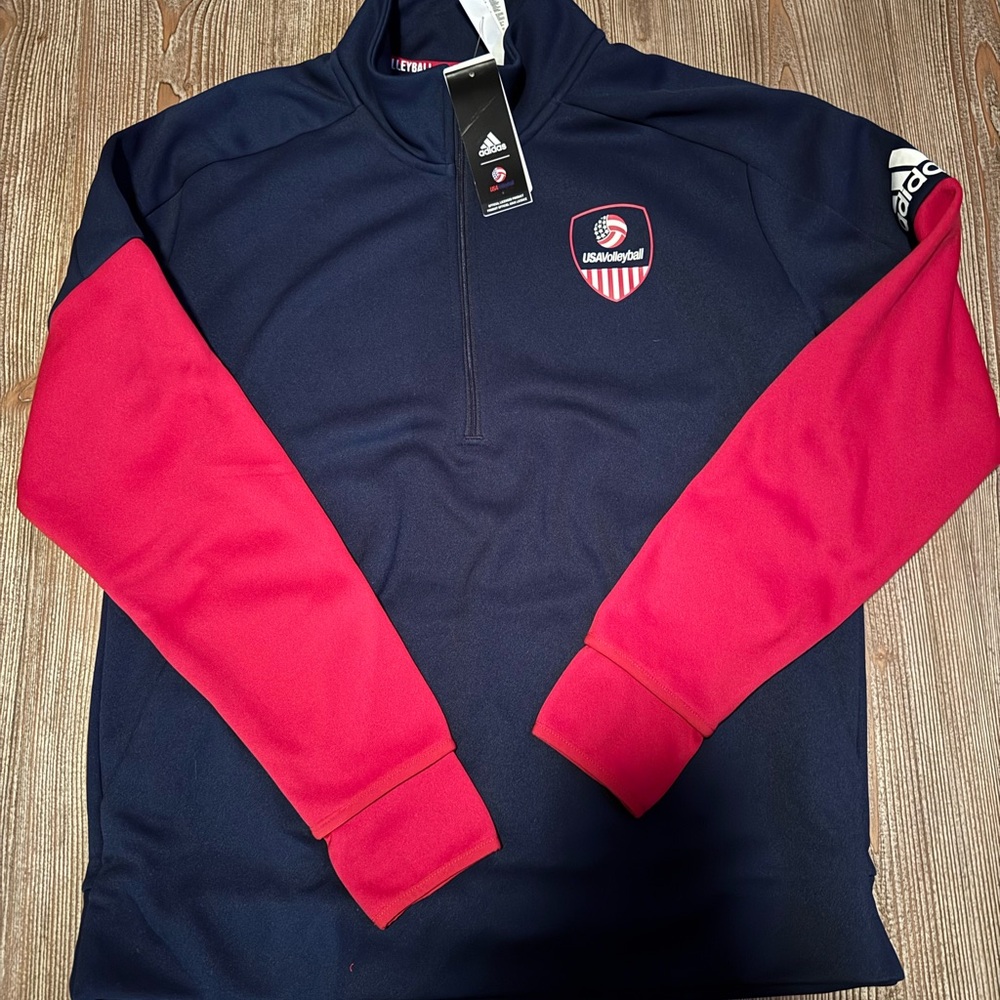 USA Volleyball Adidas 1/4 Zip